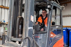 TD Rohstoffhandel Ebenhausen; Elektrostapler; Lithium-Ionen-Batterie; Allgäu Batterie